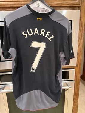Authentic Warrior Suarez #7 Men's Short-Sleeve Soccer Jersey